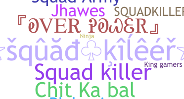 Nickname - squadkiller