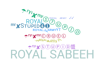 Nickname - RoyalArmy