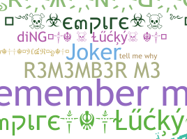 Nickname - RememberMe