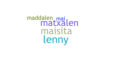 Nickname - maialen