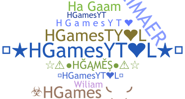 Nickname - Hgames