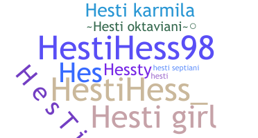 Nickname - Hesti