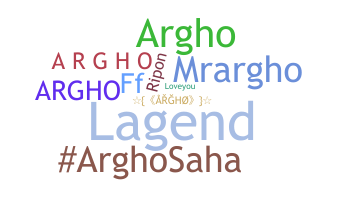 Nickname - argho