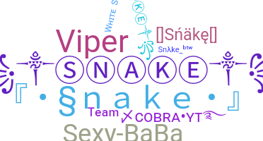 Nickname - Snake