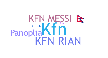 Nickname - KFN