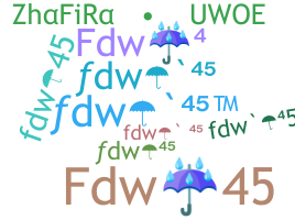 Nickname - Fdw45