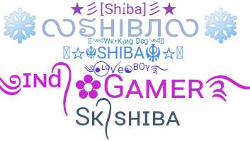 Nickname - Shiba
