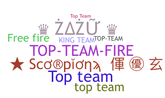 Nickname - Topteam